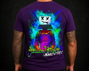 Computer Head Shirt Purple