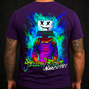 Computer Head Shirt Purple