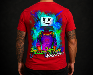 Computer Head Shirt Red