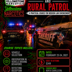 13.) Highway Interdiction and Rural Patrol - North Charleston, SC - Feb. 23-24, 2027